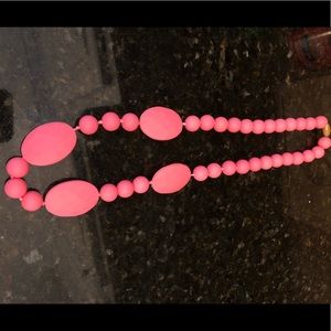 Chewbeads pink teething necklace NWOT